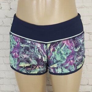 Lululemon Speed Short Iridescent Multi Deep Navy 6